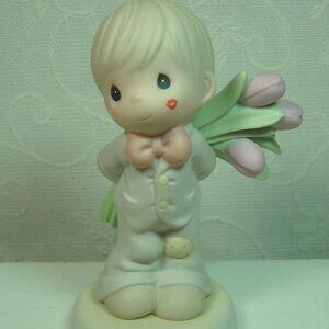1997 Precious Moments figurine--"For the Sweetest Tu-Lips in Town"--no box